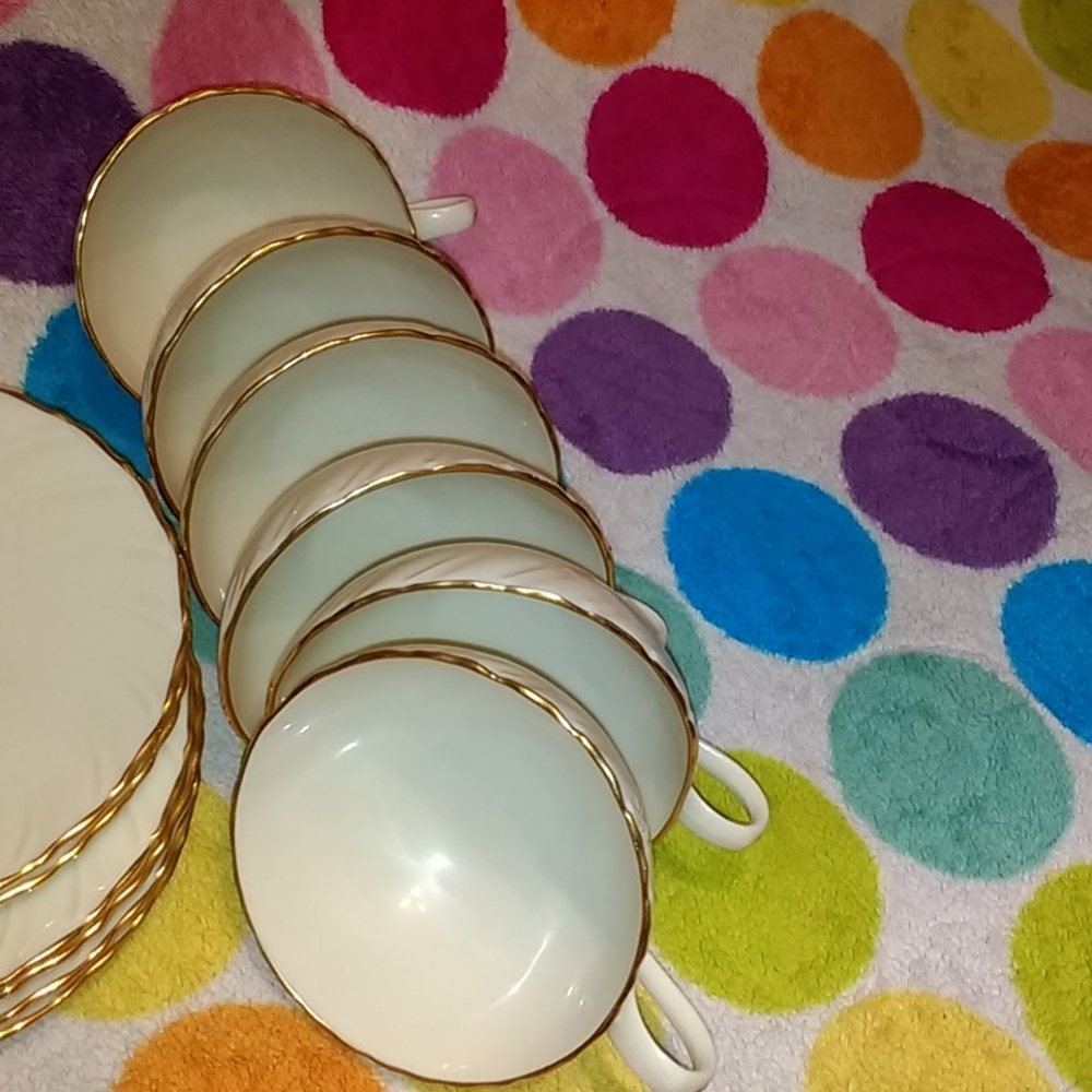 Nwob Lenox Laurent (6 Matching Sets Saucer/Mug - image 8